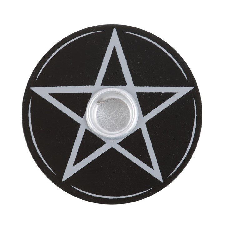 Candelabro Negro de Pentagrama