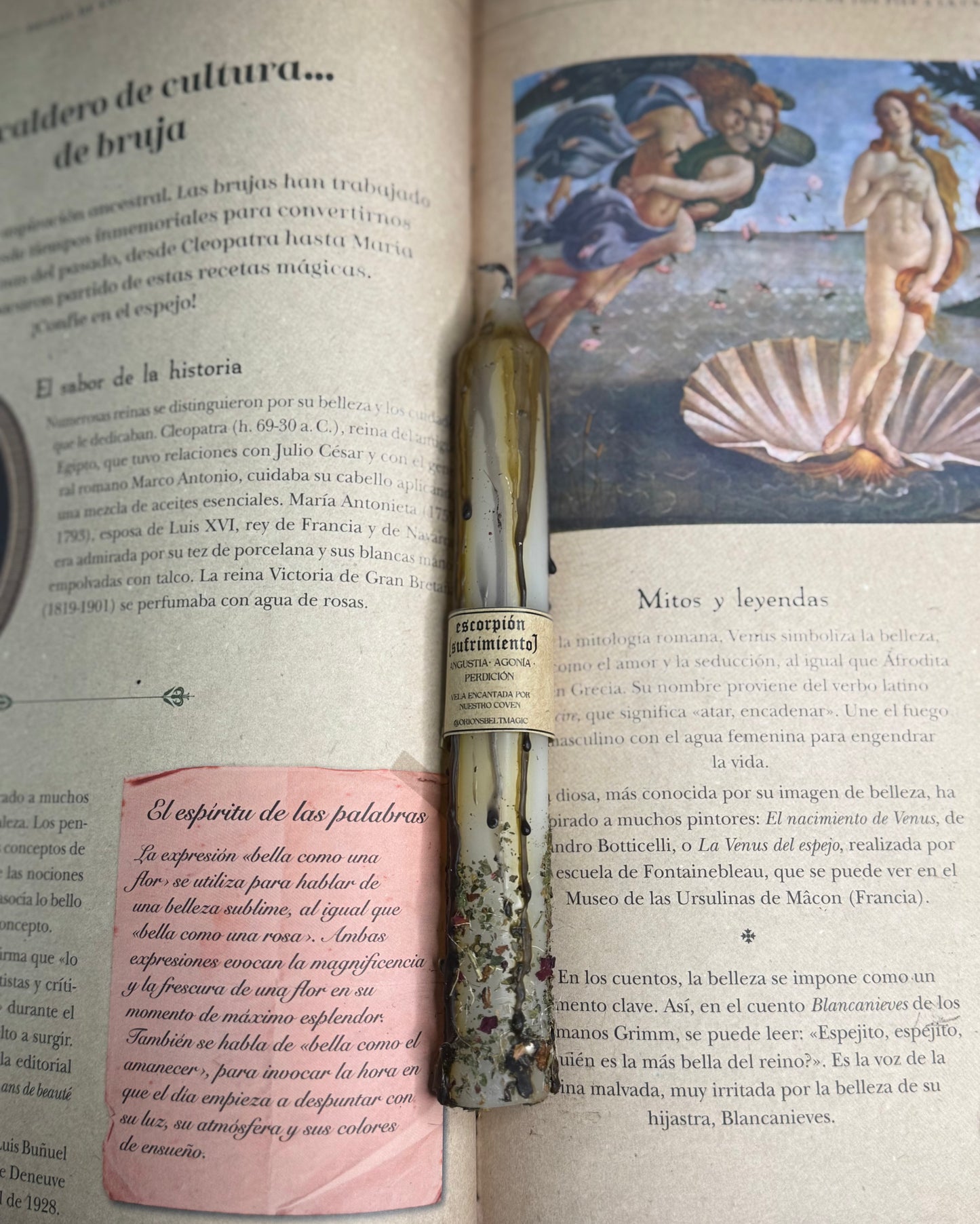 Vela Encantada Escorpión (sufrimiento)