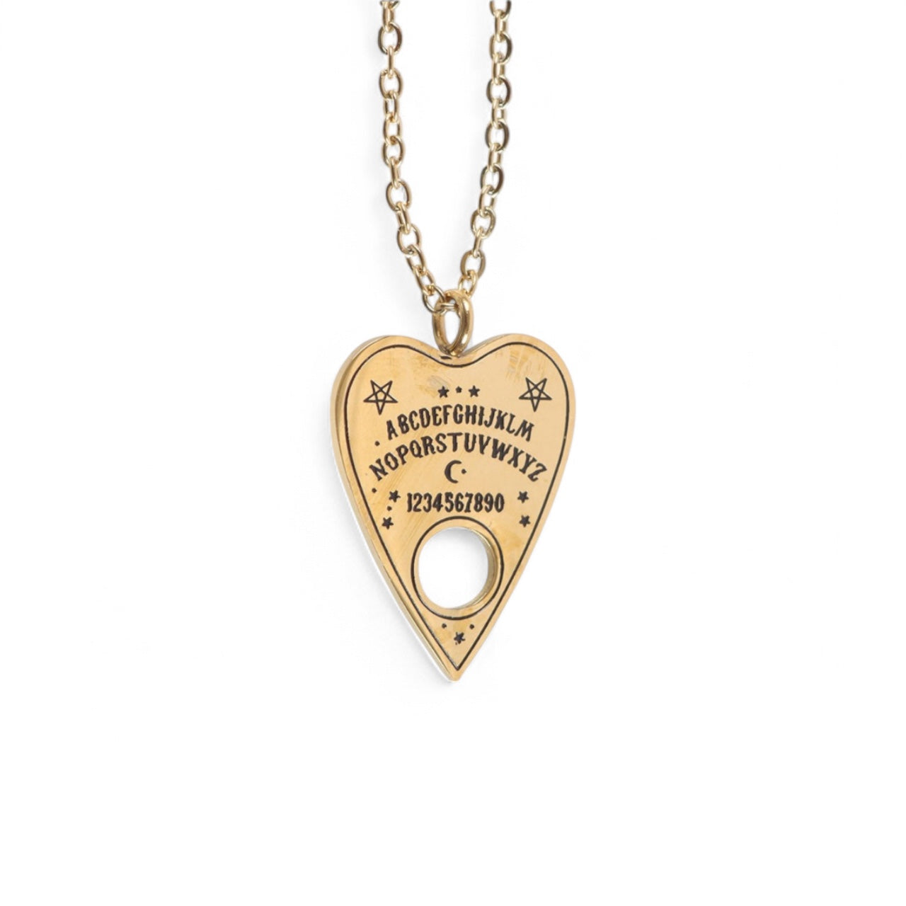 Collar Dorado de Puntero de Ouija