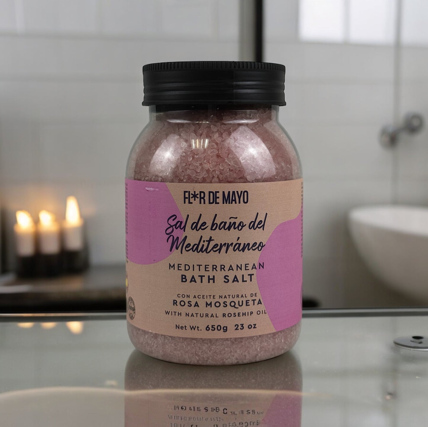 Sal de Baño de Rosa Mosqueta