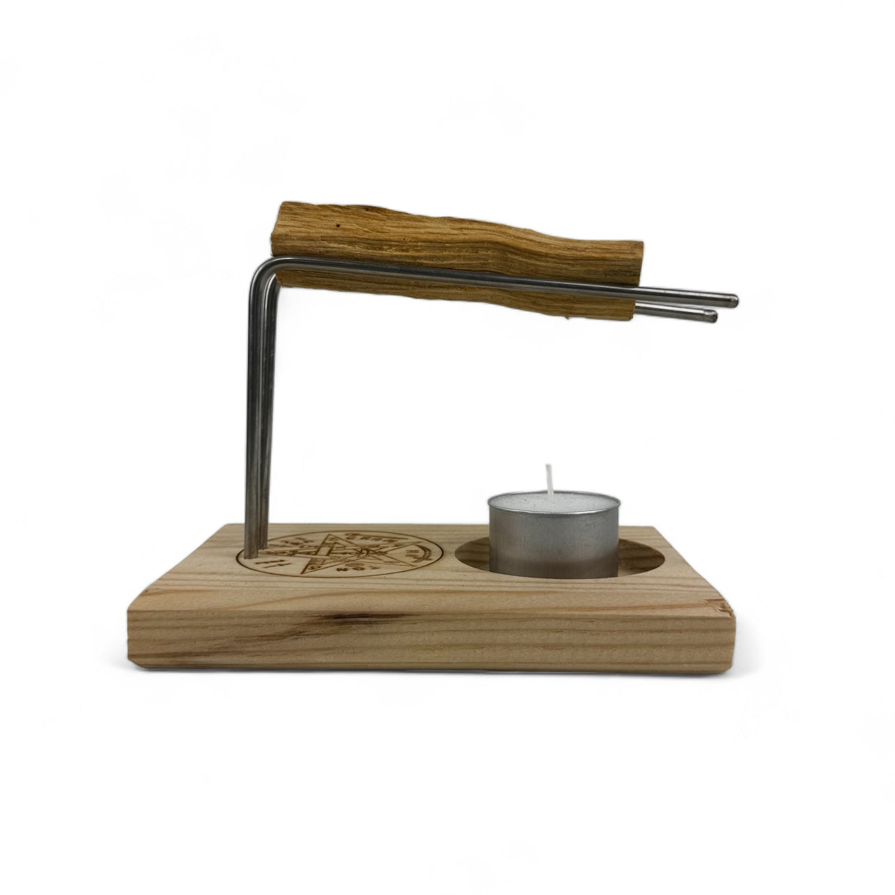 Quemador de Palo Santo de Madera Clara