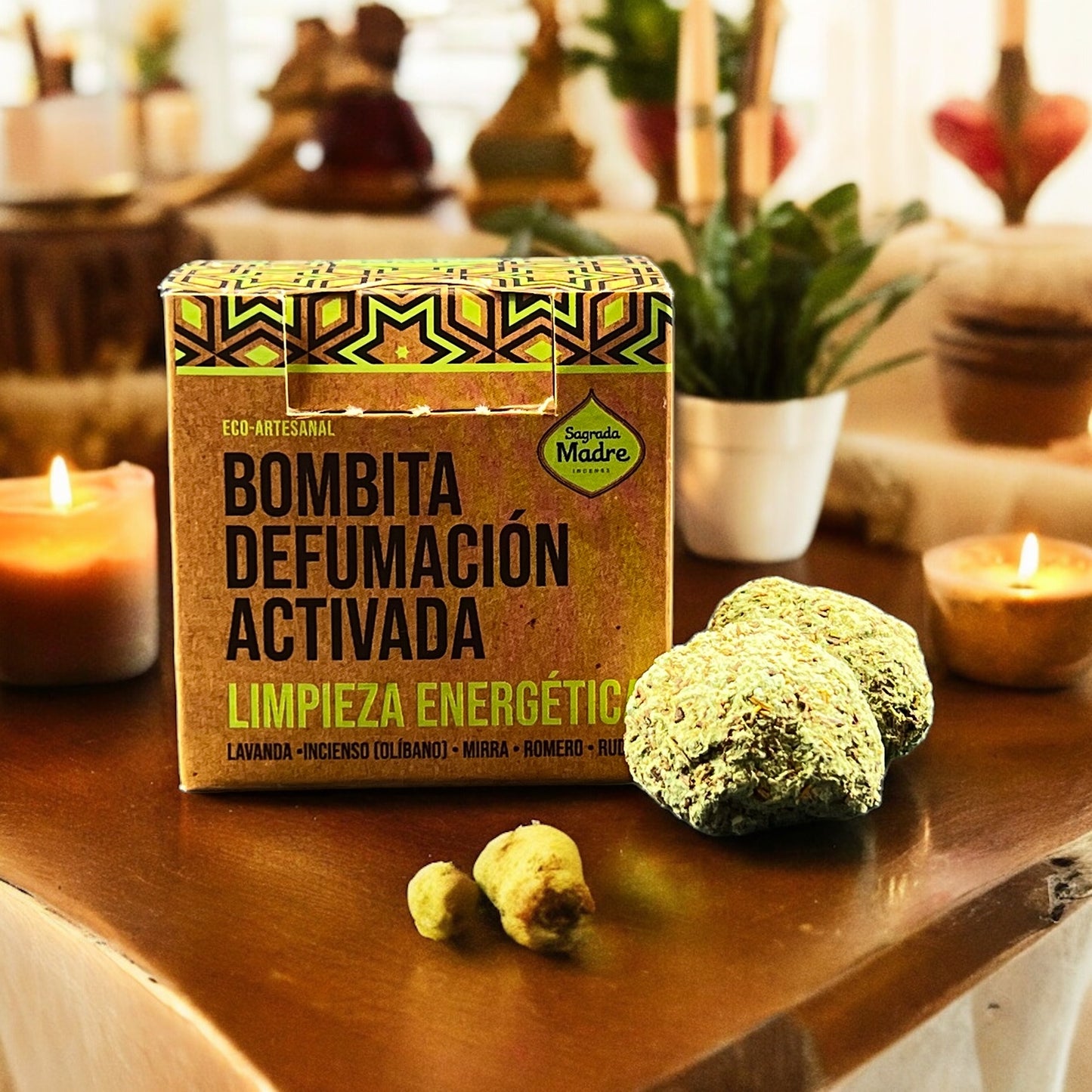 Bombita Defumación Activada: Limpieza Energética | Sagrada Madre
