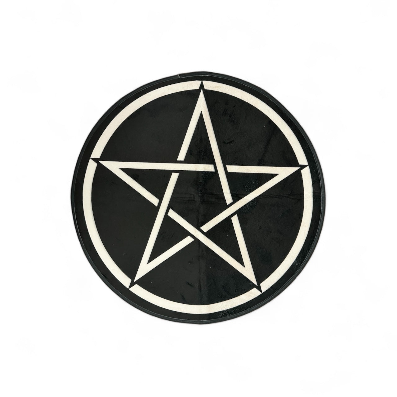 Alfombra de Pentagrama Negra