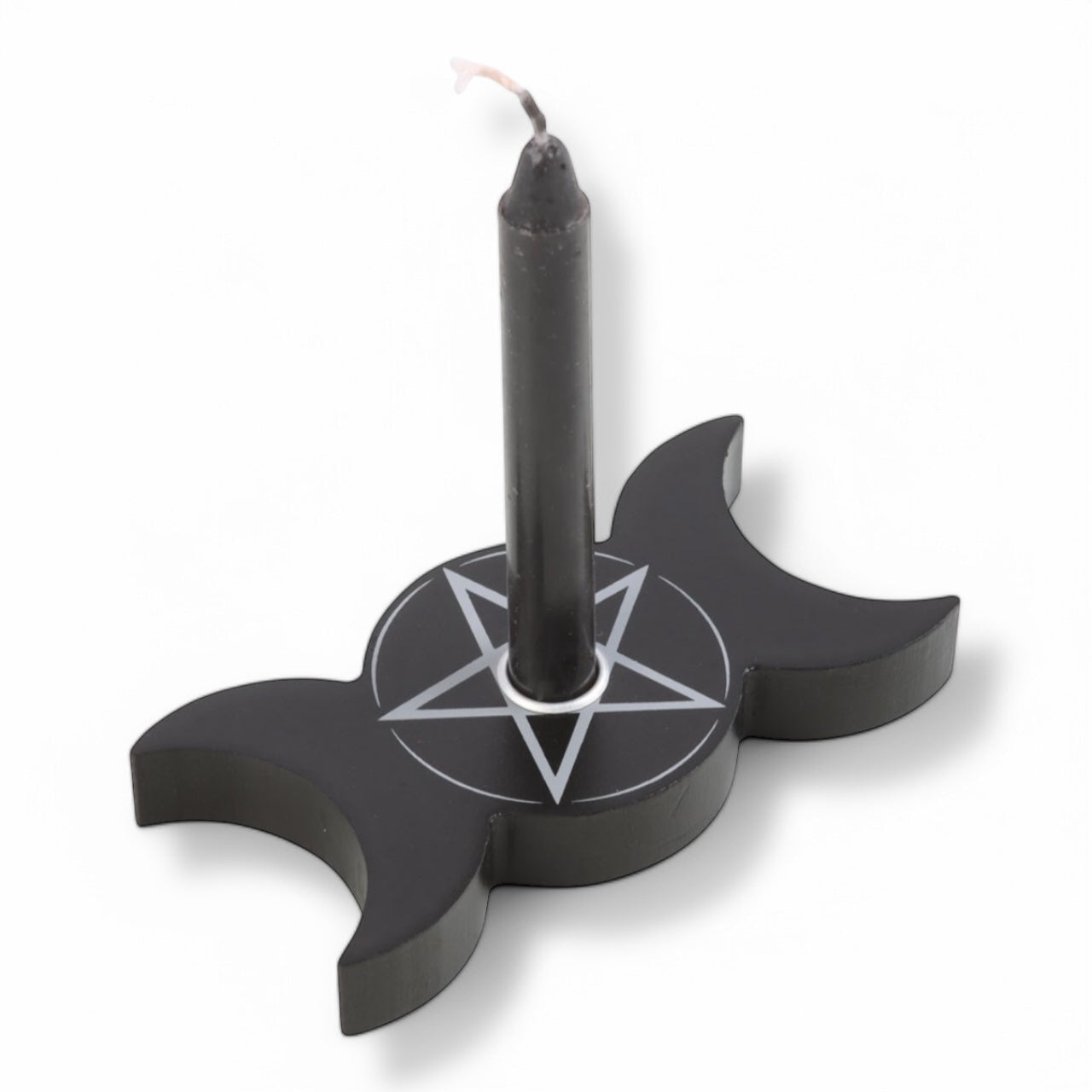 Candelabro Negro de la Triple Diosa