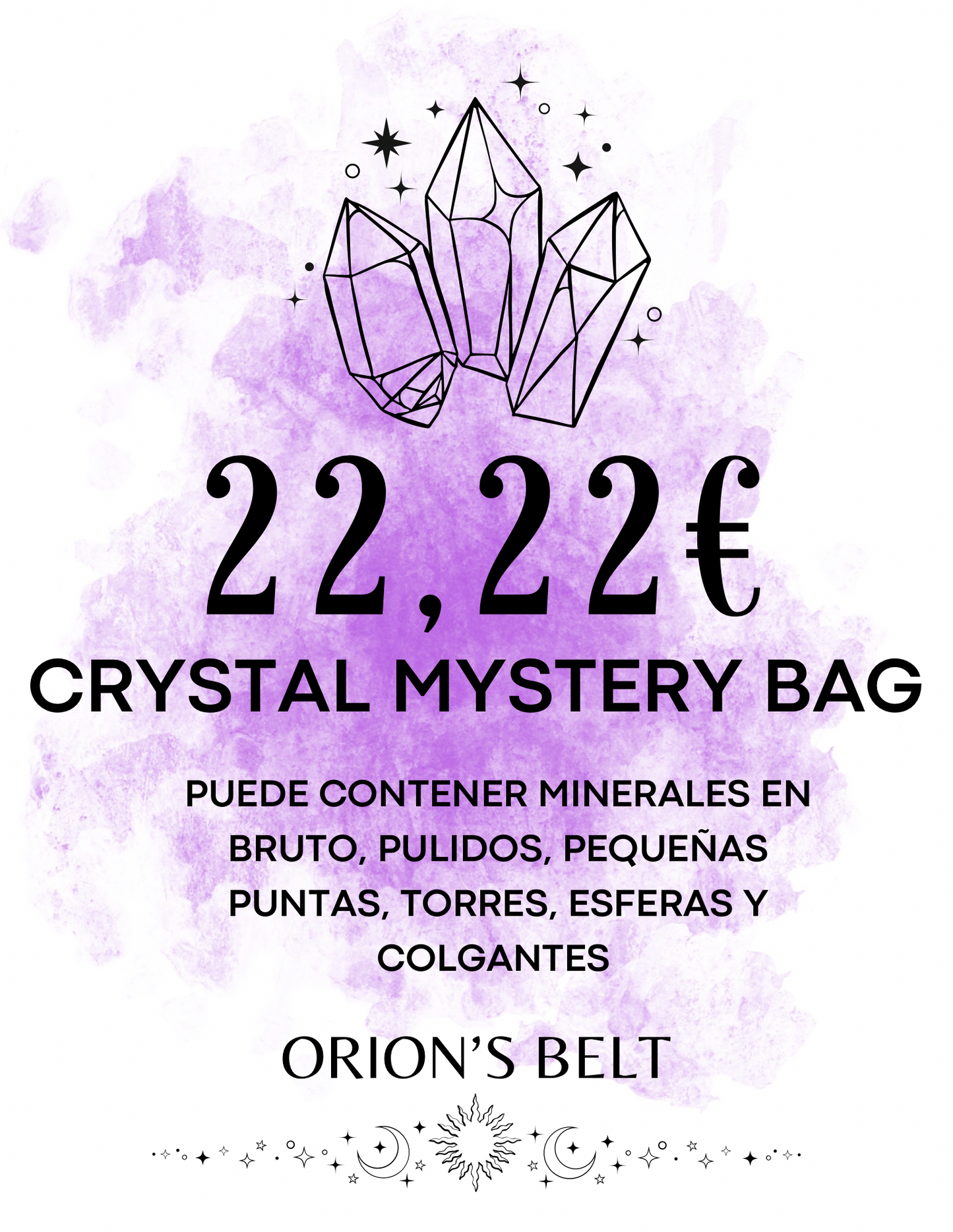 Crystal mystery bag 22,22