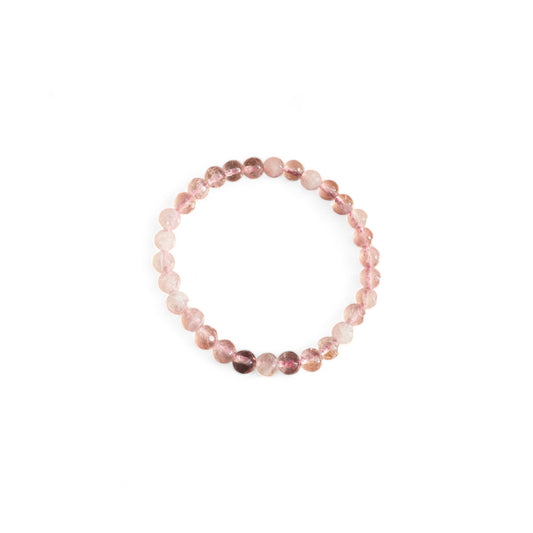 Pulsera de Cuarzo Rosa