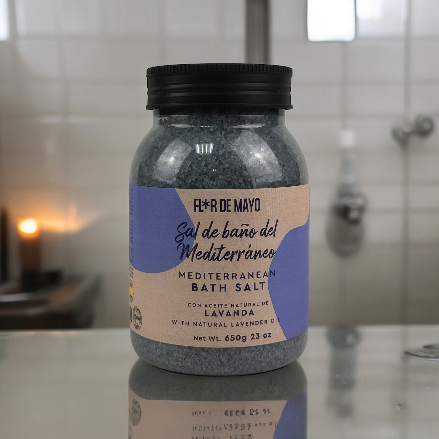 Sal de Baño de Lavanda