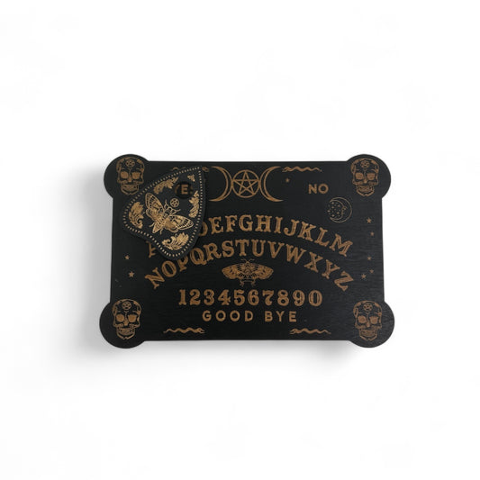 Tablero Ouija Madera Negra