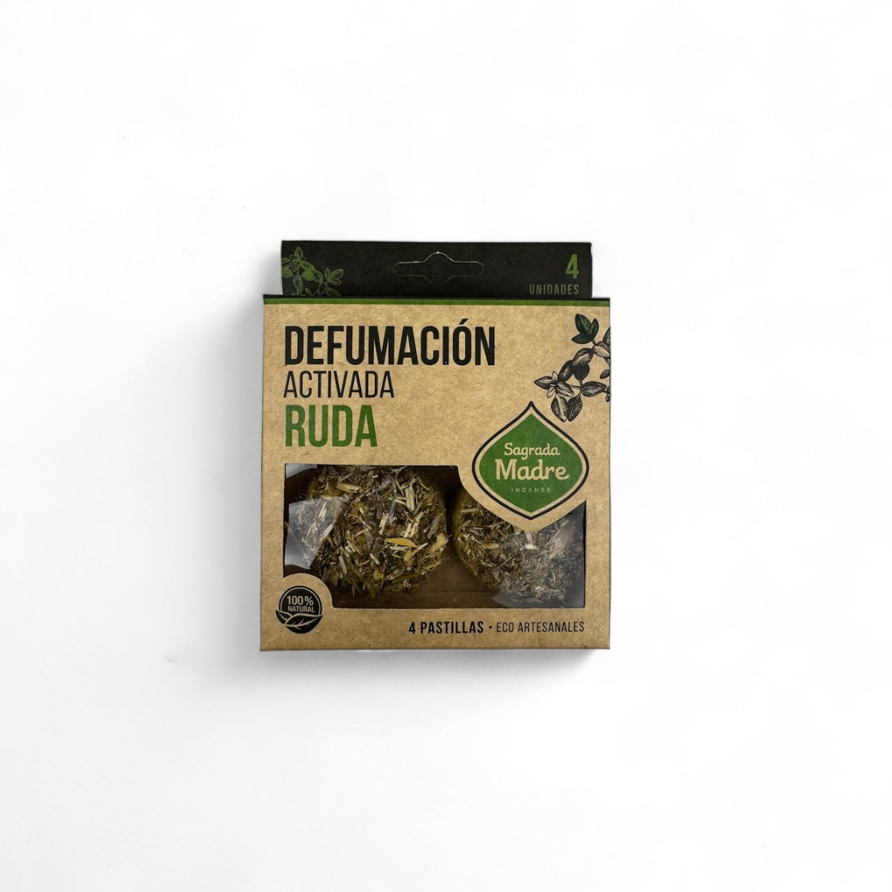 Pastilla de Defumación Activada con Ruda | Sagrada Madre