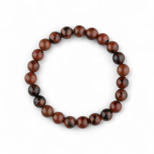 Pulsera de Obsidiana Caoba