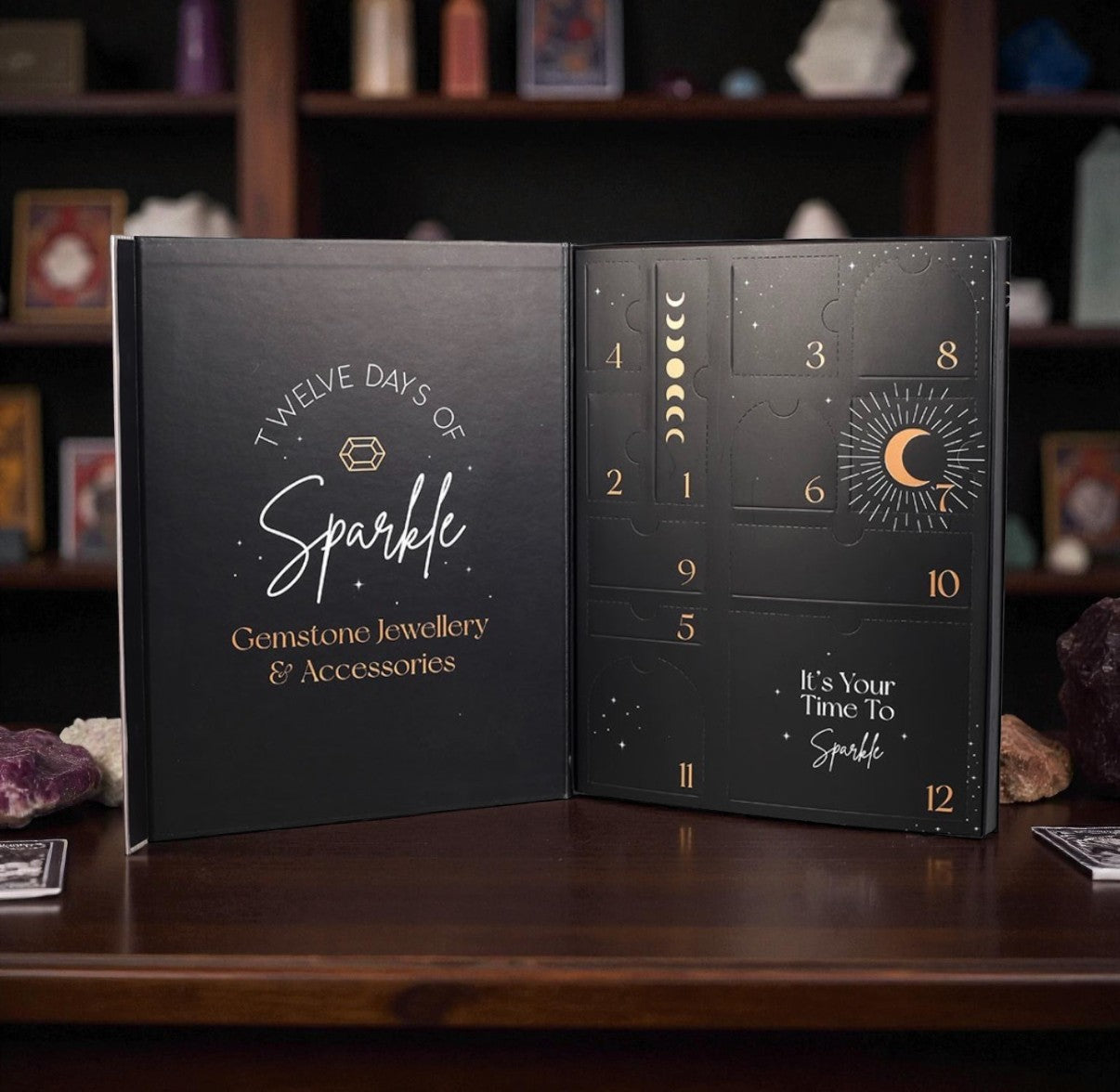 Calendario de adviento: Joyería y cristales